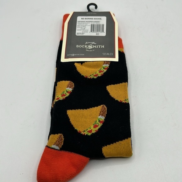 Sock Smith Men's Taco Socks One Size New with tags! - Picture 4 of 5